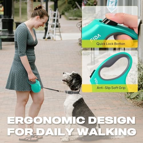 Fida Retractable Dog Leash X-Small Breed, 10 ft Durable Pet Walking Leash - Image 5