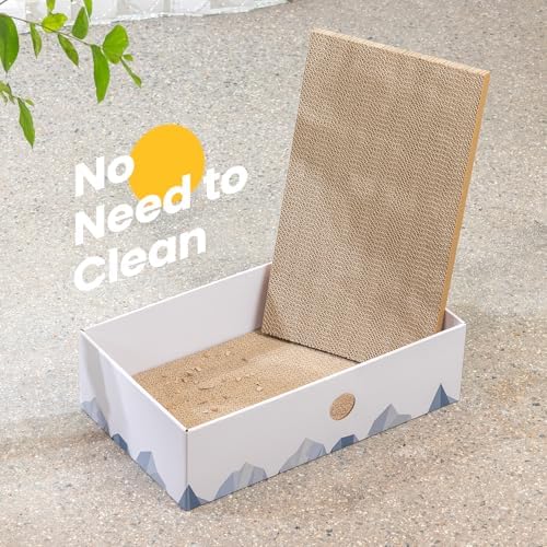 Conlun Cat Scratcher Box, Cardboard Pad, Bed - Image 5