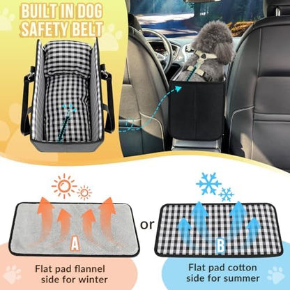 SlowTon Console Dog Car Seat, Dog Booster Seat - Image 6