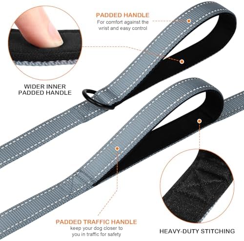 Joytale Dog Leash for Large Dogs that Pull, Double Handle - Image 2