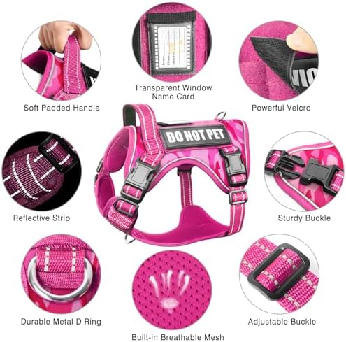 Tactical Service Dog Vest and Leash Set - Image 6