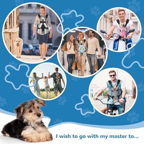 YUDODO Pet Dog Carrier Backpack Adjustable Front Carrier - Image 4