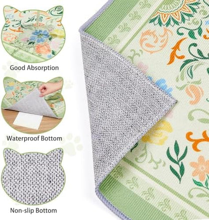 2 Pack Washable Cat Litter Mat 48"x36" Waterproof Trapping Pad - Image 4
