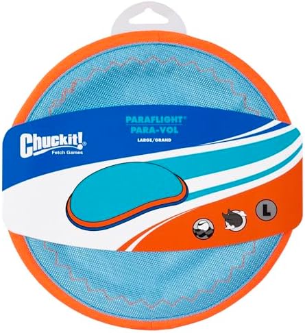 Chuckit! Paraflight Flying Disc Dog Toy, Size Large - Image 7