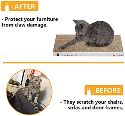 Cardboard Scratcher Pad Scratching post:Smartbean Cat Scratch Pad, Cat - Image 4