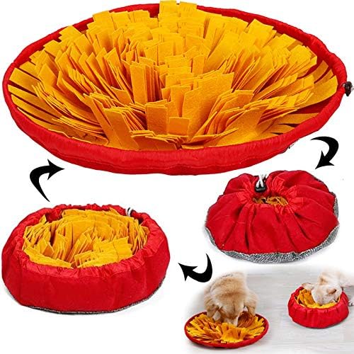 AWOOF Pet Snuffle Mat for Dogs, Interactive Feed Game for Boredom, Encourages by AWOOF