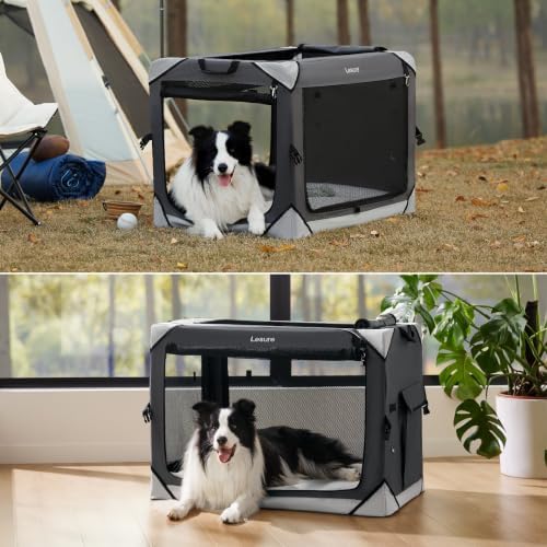 Lesure Portable Collapsible Dog Crate - Image 2