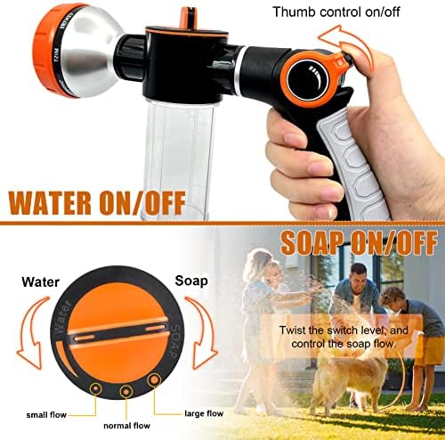 Dog Washing Hose Attachment, Soap Sprayer Hose Attachment - Image 4
