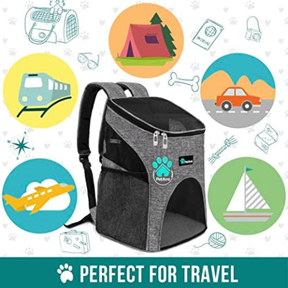 PetAmi Cat Backpack Carrier for Small Dogs and Large Cats, Airline Approved - Image 7