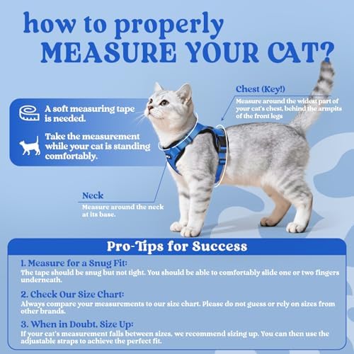 rabbitgoo Cat Harness and Leash Set, Escape Proof Vest - Image 2