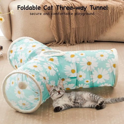 Tempcore Cat Tunnel, 3-Way Collapsible Toy - Image 3