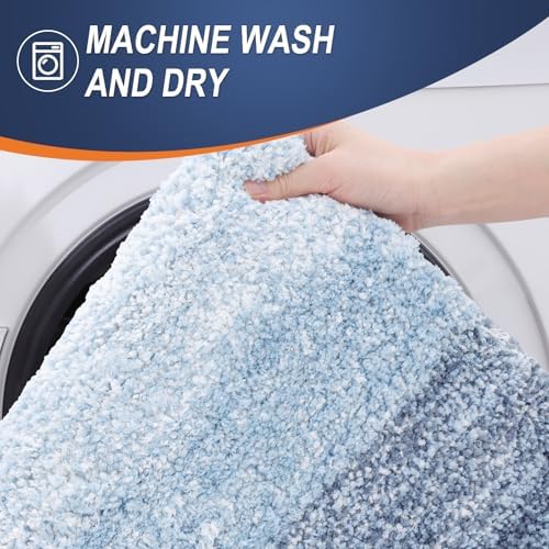 OLANLY Bathroom Runner Rug 44x24, Extra Soft Absorbent Microfiber Bath Rugs - Image 5