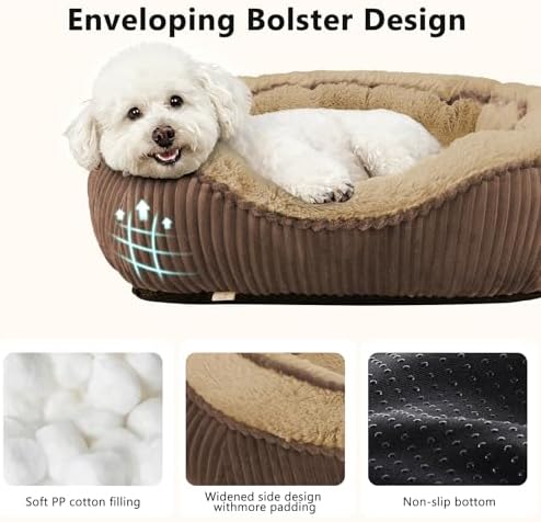 Dog Beds for Medium Small Dogs, Washable Pet Bed - Image 6