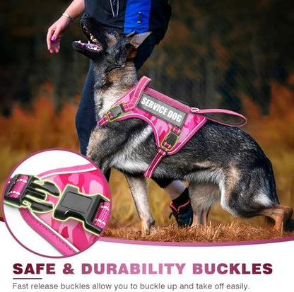 WINSEE Tactical Dog Harness, No Pull Dog Harness - Image 2