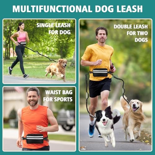 Hands Free Double Dog Leash for 2 Dogs - Image 4