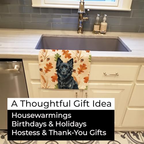 Caroline's Treasures Schipperke Dogs Kitchen Towel 15x25 in - Image 5