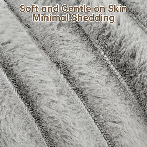Donut Small Dog Bed Round Calming Kitten & Puppy Bed, 20in Grey - Image 4