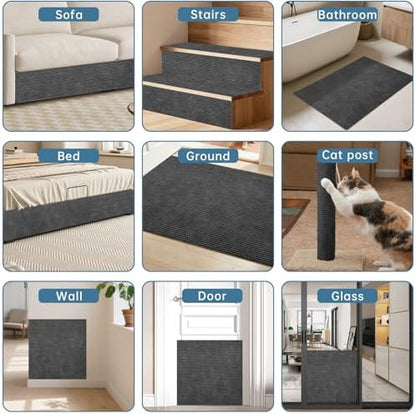 Cat Scratch Protector – Self-Adhesive & Trimmable Couch Guard - Image 6