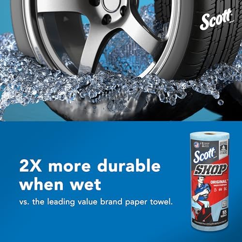 Scott Shop Towels Original, 55 Towels/Roll, 12 Rolls/Case - Image 4