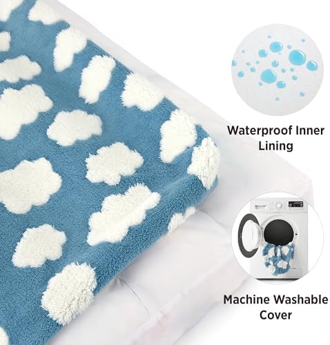 LE SURE Cute Aesthetic Bed Medium Size Dog, Jacquard Thick Pet Pillow 30x20 - Image 4