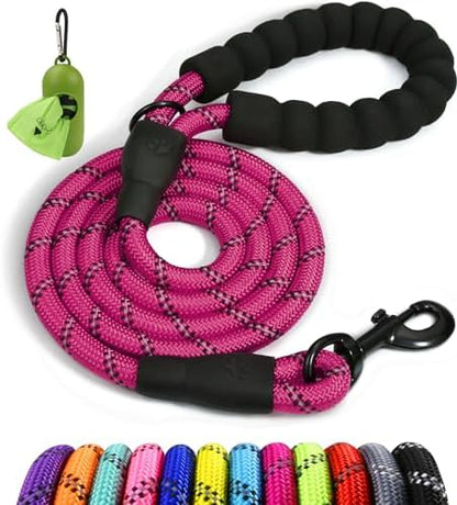 Taglory Rope Dog Leash for Small Medium Dogs, 6 FT Padded Handle by Taglory