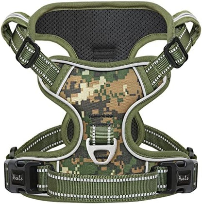 HEELE Dog Harness, No Pull Adjustable Padded Reflective Harness by HEELE