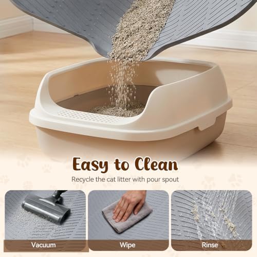 Silicone Cat Litter Mat 50”x39 Extra Large Cat Mat - Image 7