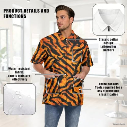 Funny Print Barber Jackets & Smocks - Image 5