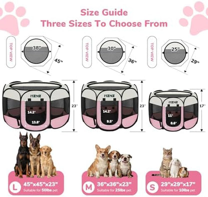 Dog Cat Small Animal Puppy Playpen Crate - Image 2