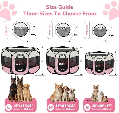 Dog Cat Small Animal Puppy Playpen Crate - Image 2