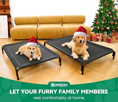 Elevated Dog Bed Outdoor Cooling Raised Cot - Image 6