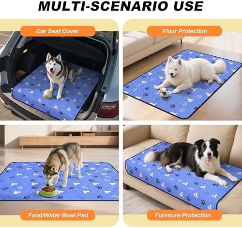 WanpeeGoo Washable Pee Pads for Dogs, Waterproof, 32 x 63 in, 2 Pack - Image 5
