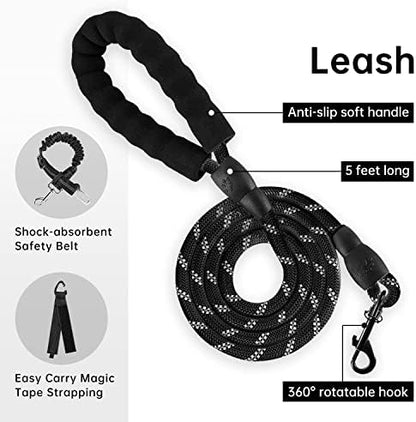 IVY&LANE No Pull Dog Harness for Medium Dogs, Reflective Dog Vest Harness - Image 3
