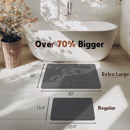 30*20 Stone Bath Mat Diatomaceous Earth Shower Mat - Image 2