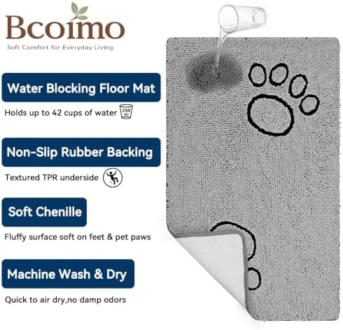 Bcoimo Super Absorbent Dog Door Mat - Image 4