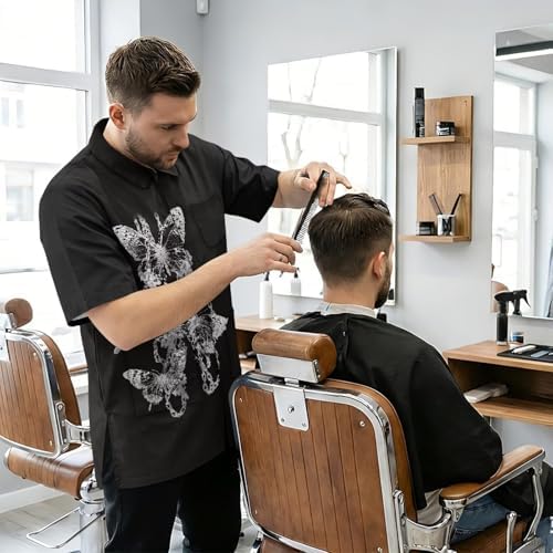 Men’s Pet Barber Jacket, Professional Design Water & Hair Proof - Image 3