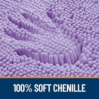 OLANLY Large Bathroom Rugs 47x32, Extra Soft Absorbent Chenille Bath Rugs - Image 3