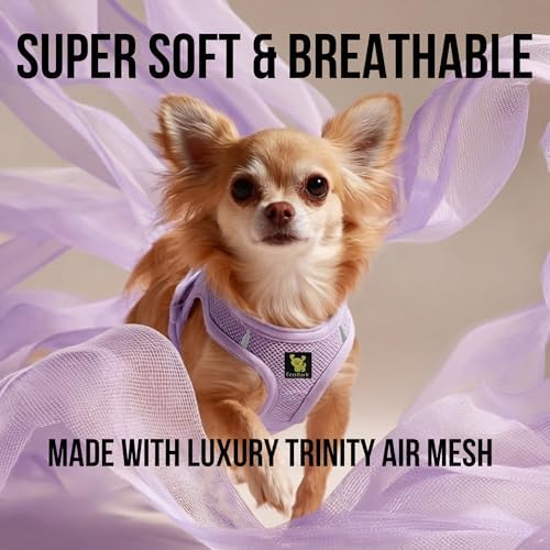 EcoBark Premium Teacup Dog Harness, Mini Step in Vest - Image 3