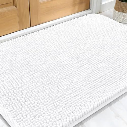 OLANLY Dog Door Mat for Muddy Paws 30x20, Super Absorbent Chenille Mud Mat by OLANLY