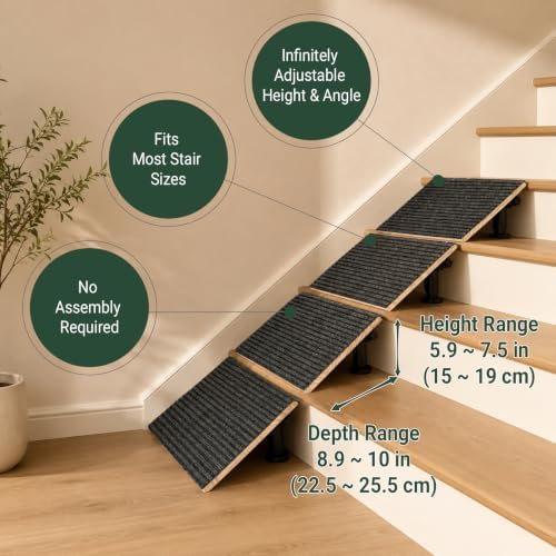 Adjustable Dog Ramp for Stairs - Image 4