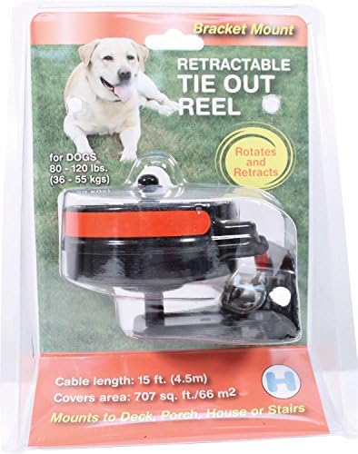 Lixit® Bracket Mount and Stake Retractable Leash Tie Outs - Image 4