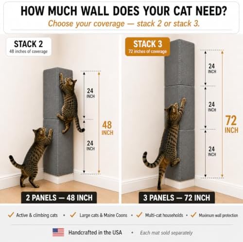 Wall Cat Scratcher & Corner Cat Scratcher – Indoor Scratching Post - Image 6