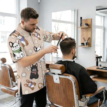 Funny Print Barber Jackets & Smocks - Image 3
