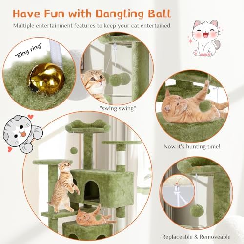 DUMOS 54 Inch Cat Tree Tower - Image 3