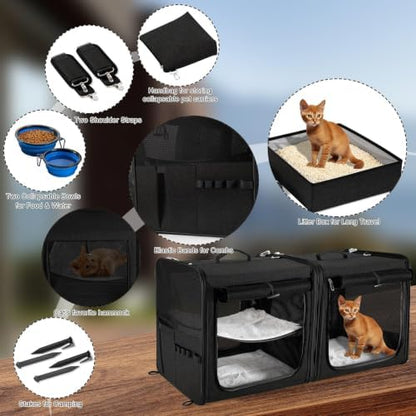 Extra Large Cat Carrier for 2 Cats - Image 5