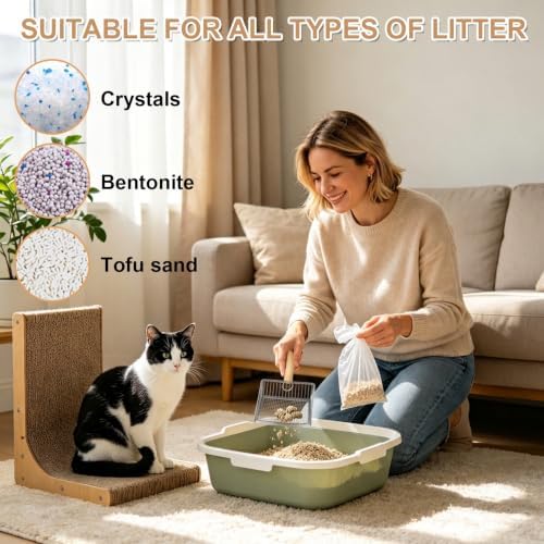 4 Pack Cat Litter Scoop Set，Cat Litter Scooper - Image 5