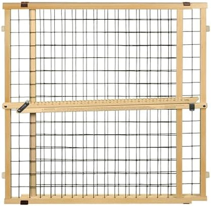 MYPET Wire Mesh Dog Gate: 29.5"-50" Wide, Pressure Mounted by NorthStatesMyPet