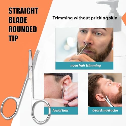 LePinko Facial Hair Small Grooming Scissors - Image 4