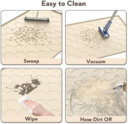 Garoopion Silicone Cat Litter Mat 34×22 inch - Image 4