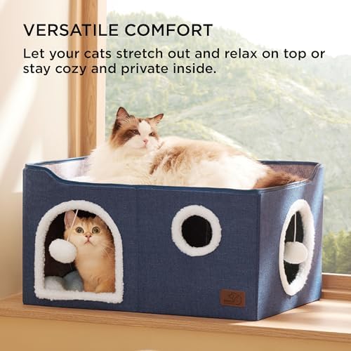 Bedsure Extra Wide Cat House Bed - Image 3